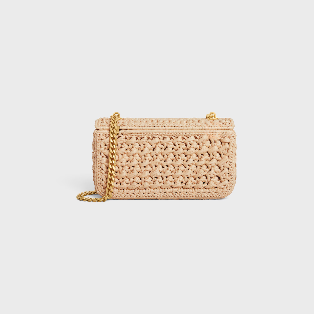 Raffia-Kettentasche